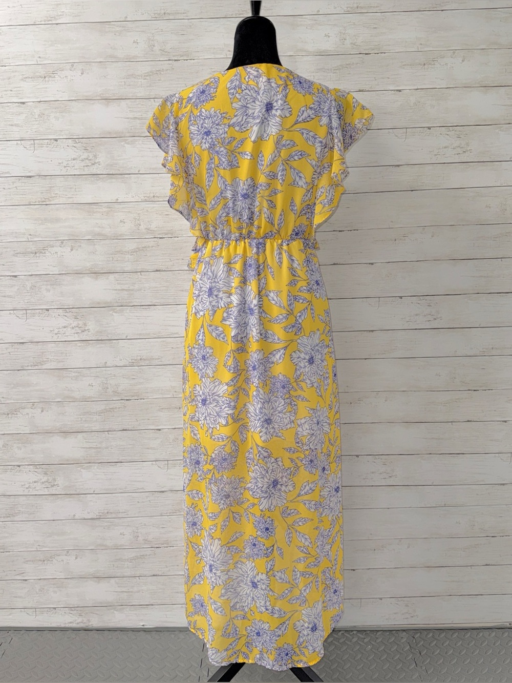 Japna Floral Faux Wrap Dress - Picture 3 of 4